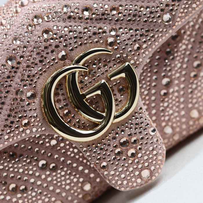 GUCCI 837280 斜め掛けバッグ、ハンドバッグ GG、マルモント 22cm サイズ:23x14x6cm