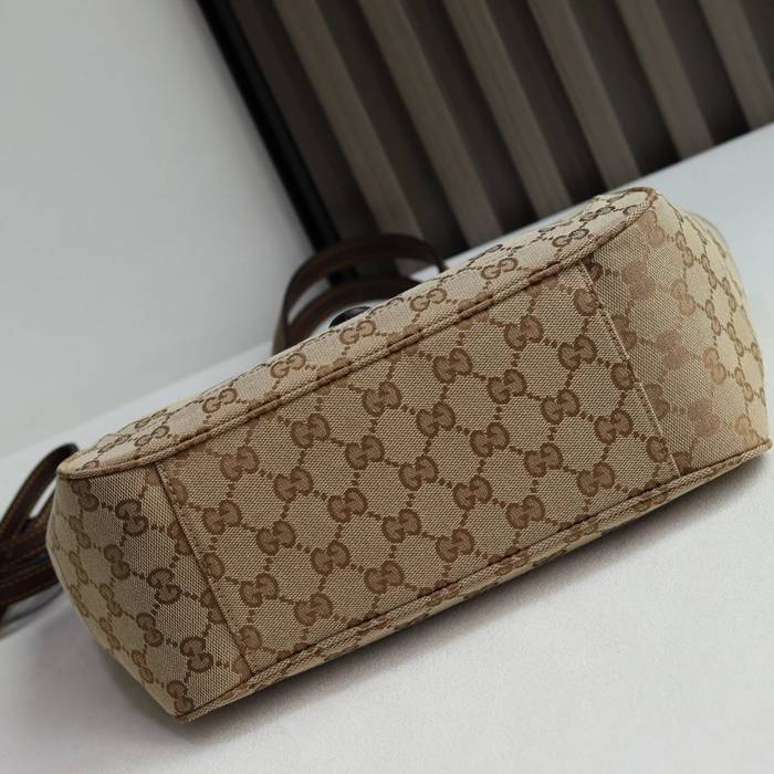 GUCCI 866646 ブラウン、ベージュ トートバッグ、ショルダーバッグ 26x23x11cm サイズ:26x23x11cm