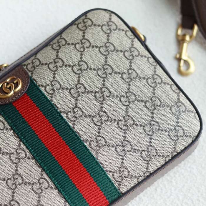 GUCCI 699439 GGキャンバス、キャンバス ベージュ 斜め掛けバッグ、ショルダーバッグ、ハンドバッグ オフィディア、GG、GGシュプリーム 24x16cm サイズ:24x16cm