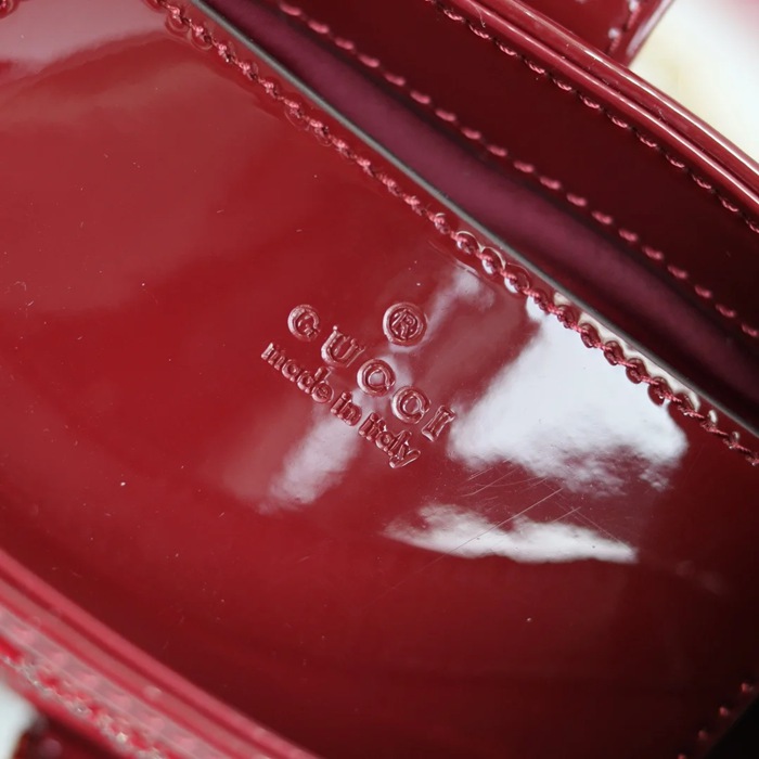GUCCI 836684 カーフレザー、ラムレザー 斜め掛けバッグ、チェーンバッグ 19x13cm サイズ:19x13x3cm