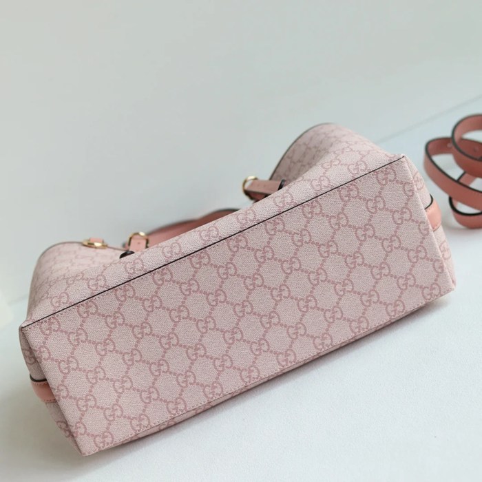 GUCCI 815214 ピンク トートバッグ、斜め掛けバッグ オフィディア、GG、クラシック 31x18x11cm サイズ:31x18x11cm