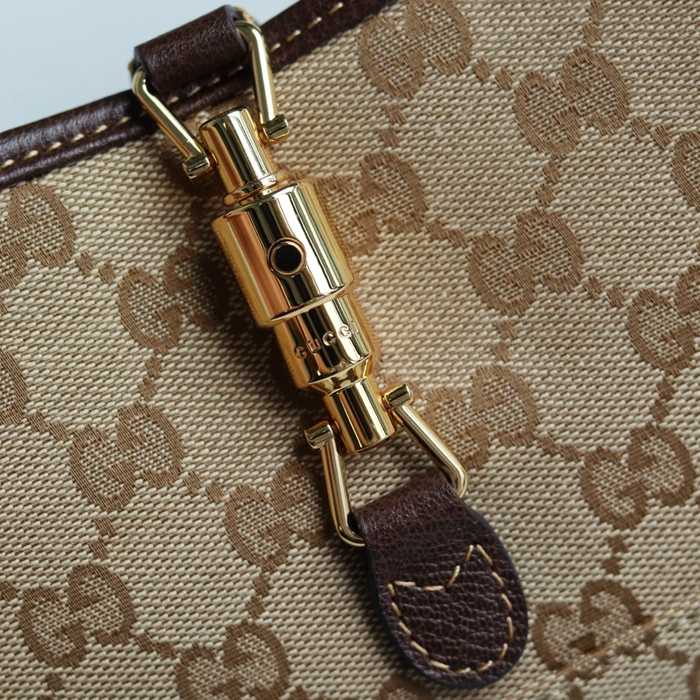 GUCCI 863137 レザー ベージュ 斜め掛けバッグ、ハンドバッグ 27x13cm サイズ:27x13cm