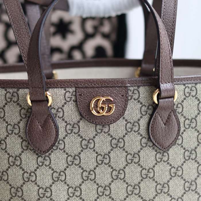 GUCCI 765043 ブラウン トートバッグ、ショルダーバッグ、ハンドバッグ、ハンドバッグ オフィディア 32x30x24cm サイズ:32x30x24cm
