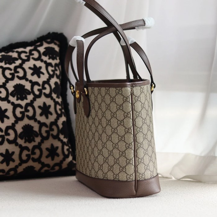 GUCCI 765043 ブラウン トートバッグ、ショルダーバッグ、ハンドバッグ、ハンドバッグ オフィディア 32x30x24cm サイズ:32x30x24cm