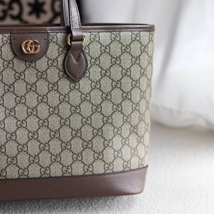 GUCCI 765043 ブラウン トートバッグ、ショルダーバッグ、ハンドバッグ、ハンドバッグ オフィディア 32x30x24cm サイズ:32x30x24cm