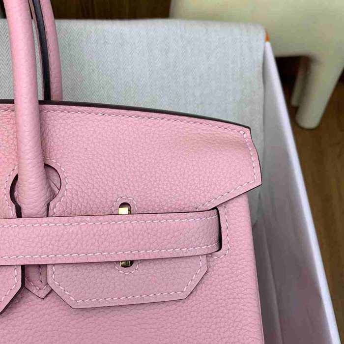 HERMES バーキン 30cm カーフスキン 桜ピンク ハンドバッグ 高級感 金具ゴールド 30cm Birkin 30cm サイズ:30cm