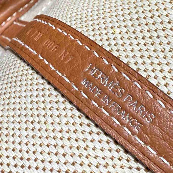HERMES ガーデン 23cm ブラウン ハンドバッグ セミハンドメイド 23cm Garden 23cm サイズ:23cm