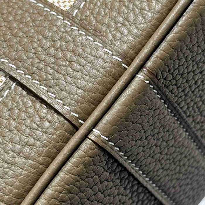 HERMES ガーデン 23cm 象グレー ハンドバッグ セミハンドメイド 23cm Garden 23cm サイズ:23cm