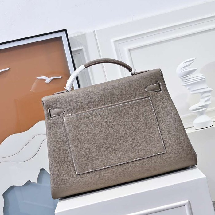 HERMES ケリー 42cm ショルダーバッグ セミハンドメイド 42cm Kelly 42cm サイズ:42cm