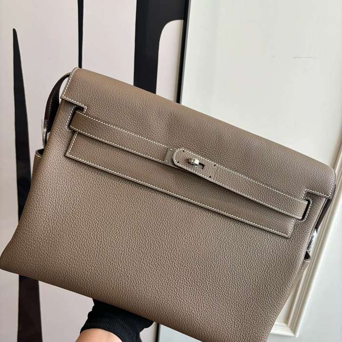 HERMES ケリー 32cm 象グレー 斜め掛けバッグ セミハンドメイド 32cm Kelly 32cm サイズ:32cm