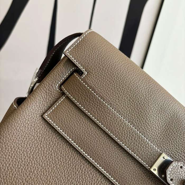 HERMES ケリー 32cm 象グレー 斜め掛けバッグ セミハンドメイド 32cm Kelly 32cm サイズ:32cm