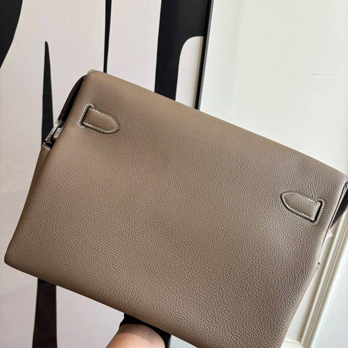 HERMES ケリー 32cm 象グレー 斜め掛けバッグ セミハンドメイド 32cm Kelly 32cm サイズ:32cm