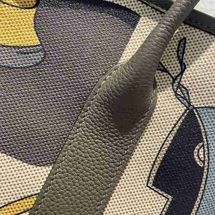 HERMES ガーデン 36cm カーフレザー ハンドバッグ セミハンドメイド 36cm Garden 36cm サイズ:36cm
