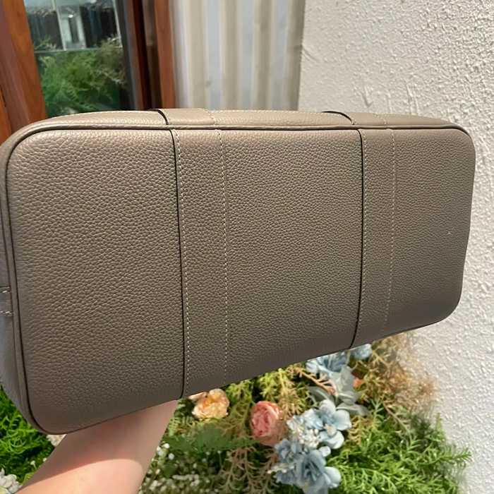 HERMES ガーデン 36cm カーフレザー ハンドバッグ セミハンドメイド 36cm Garden 36cm サイズ:36cm