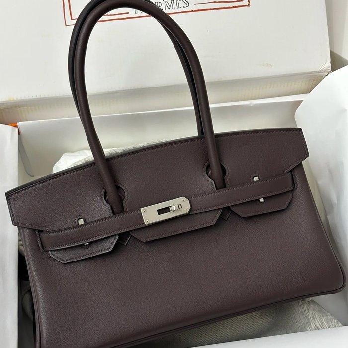 HERMES バーキン 29cm カーフスキン 斜め掛けバッグ 新作 セミハンドメイド 29cm Birkin 29cm サイズ:29cm