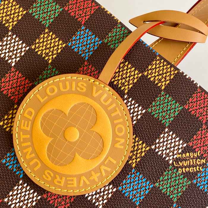 LOUIS VUITTON N00192 牛皮 パターン キャンバス ハンドバッグ 40x32x16cm サイズ:40x32x16cm