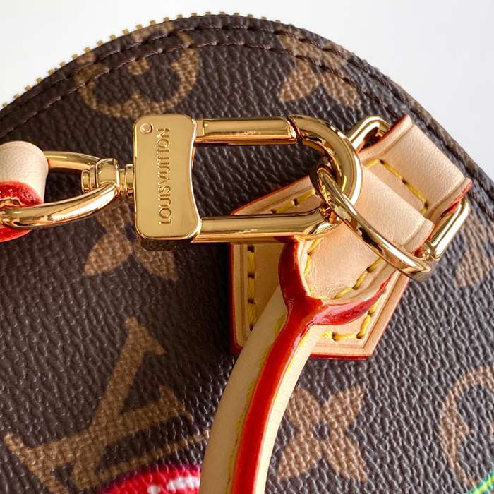LOUIS VUITTON M13416 牛皮 モノグラム キャンバス ハンドバッグ 18x12cm サイズ:18x12cm