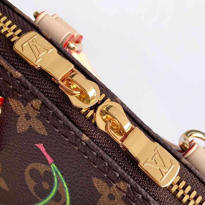 LOUIS VUITTON M13416 牛皮 モノグラム キャンバス ハンドバッグ 18x12cm サイズ:18x12cm