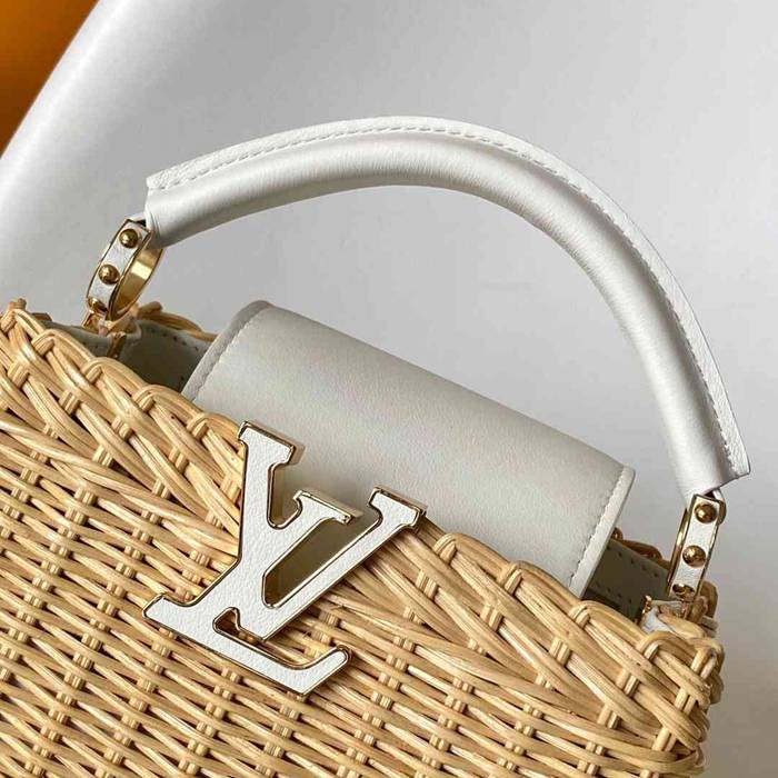 LOUIS VUITTON M26025 牛皮 モノグラム ブラック ハンドバッグ フラップ 27x18cm サイズ:27x18cm