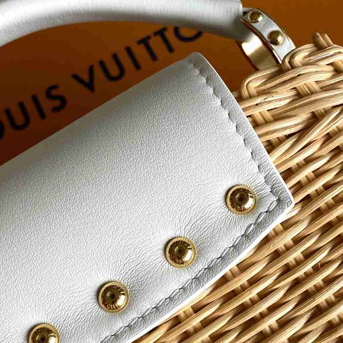 LOUIS VUITTON M26025 牛皮 モノグラム ブラック ハンドバッグ フラップ 27x18cm サイズ:27x18cm