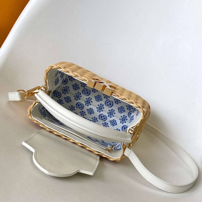 LOUIS VUITTON M26025 牛皮 モノグラム ブラック ハンドバッグ フラップ 27x18cm サイズ:27x18cm