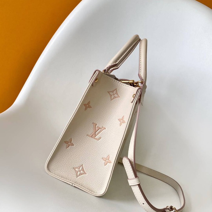 LOUIS VUITTON M14403 モノグラム ストライプ ハンドバッグ 斜め掛けチェーン サイズ:25.0x19.0x11.5cm