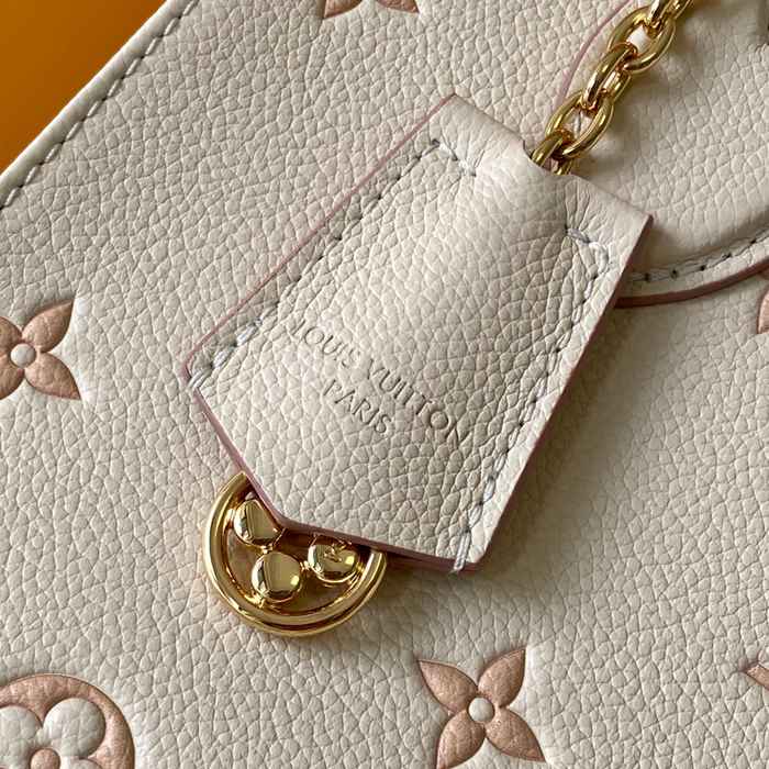 LOUIS VUITTON M14403 モノグラム ストライプ ハンドバッグ 斜め掛けチェーン サイズ:25.0x19.0x11.5cm