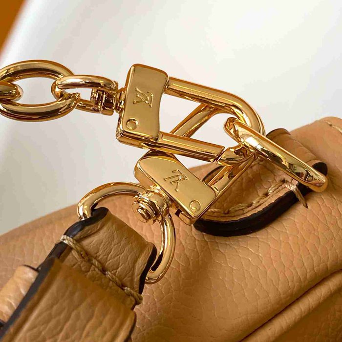 LOUIS VUITTON M12758 牛皮 モノグラム ブラック ハンドバッグ 斜め掛けチェーン 23.5x12x4.3cm サイズ:23.5x12x4.3cm