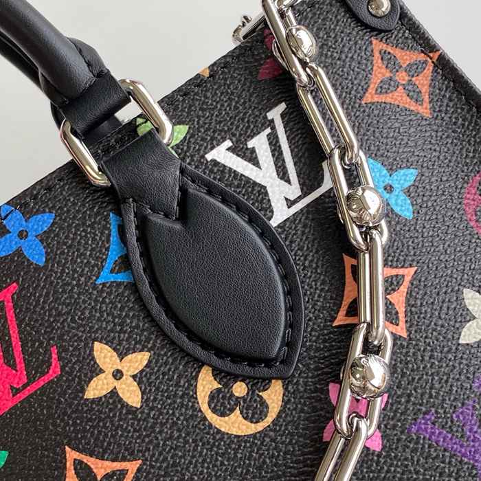 LOUIS VUITTON M13260 牛皮 モノグラム キャンバス ハンドバッグ 斜め掛けチェーン 25x13x10cm サイズ:25x13x10cm