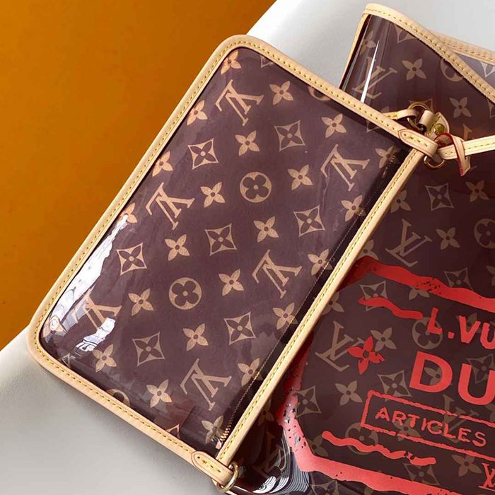LOUIS VUITTON M14491 牛皮 モノグラム レッド トートバッグ ハンド 39x32x19cm サイズ:39x32x19cm