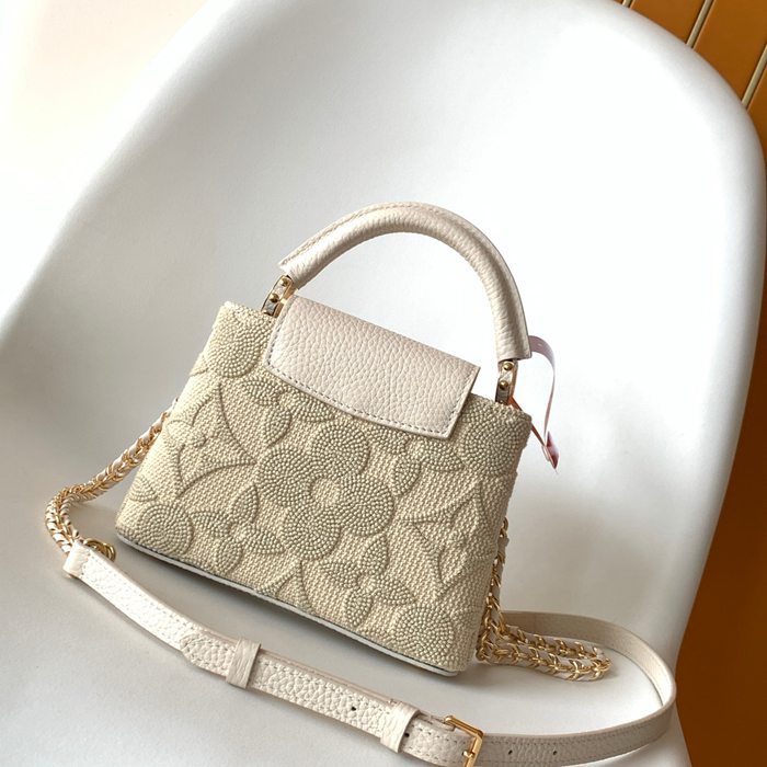 LOUIS VUITTON M14389 牛皮 モノグラム ゴールド 財布 手提げリュック 21x13.6cm サイズ:21x13.6cm