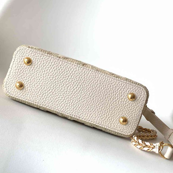 LOUIS VUITTON M14389 牛皮 モノグラム ゴールド 財布 手提げリュック 21x13.6cm サイズ:21x13.6cm