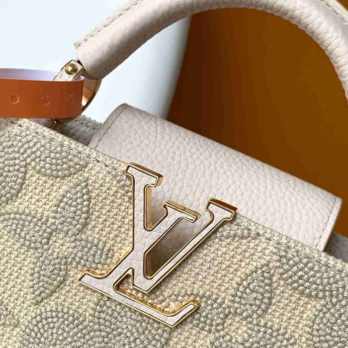 LOUIS VUITTON M14389 牛皮 モノグラム ゴールド 財布 手提げリュック 21x13.6cm サイズ:21x13.6cm