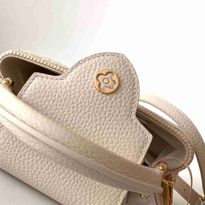 LOUIS VUITTON M14389 牛皮 モノグラム ゴールド 財布 手提げリュック 21x13.6cm サイズ:21x13.6cm