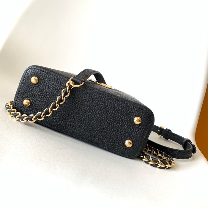LOUIS VUITTON M11964 牛皮 クラシック ブラック ハンドバッグ 斜め掛けフラップ 27x17.3cm サイズ:27x17.3cm