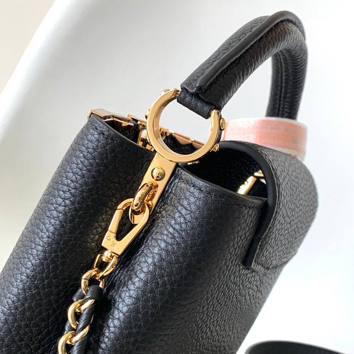LOUIS VUITTON M11964 牛皮 クラシック ブラック ハンドバッグ 斜め掛けフラップ 27x17.3cm サイズ:27x17.3cm