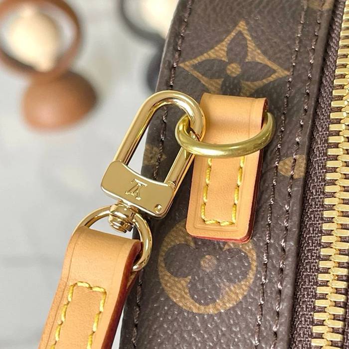 LOUIS VUITTON M47500 牛皮 モノグラム ゴールド 斜め掛けバッグ 斜め掛けショルダー手提げ 20x20cm サイズ:20x20cm