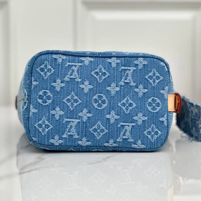 LOUIS VUITTON M28107 デニム 配色 デニム ショルダーバッグ ショルダー 18x16x12cm サイズ:18x16x12cm