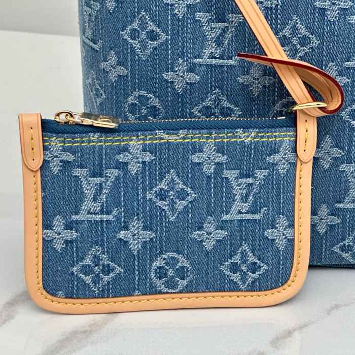 LOUIS VUITTON M28107 デニム 配色 デニム ショルダーバッグ ショルダー 18x16x12cm サイズ:18x16x12cm