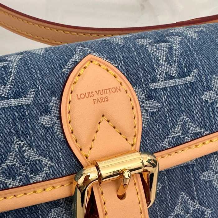 LOUIS VUITTON M27700 牛皮 配色 デニム 斜め掛けバッグ 斜め掛け 19x10.5cm サイズ:19x10.5cm