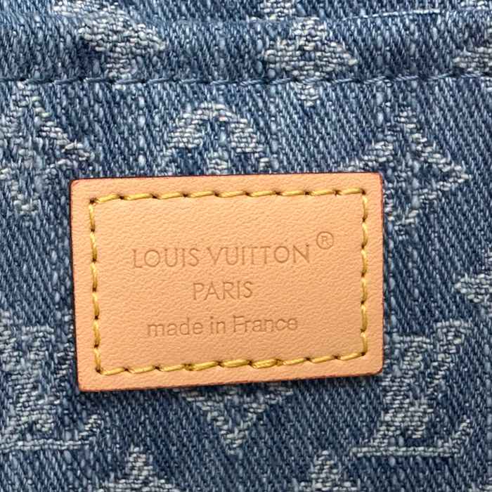 LOUIS VUITTON M27700 牛皮 配色 デニム 斜め掛けバッグ 斜め掛け 19x10.5cm サイズ:19x10.5cm