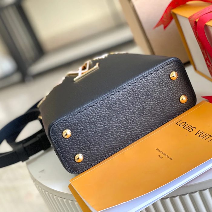 LOUIS VUITTON M23263 PU モノグラム ブラック 斜め掛けバッグ 斜め掛け 21x14cm サイズ:21x14cm
