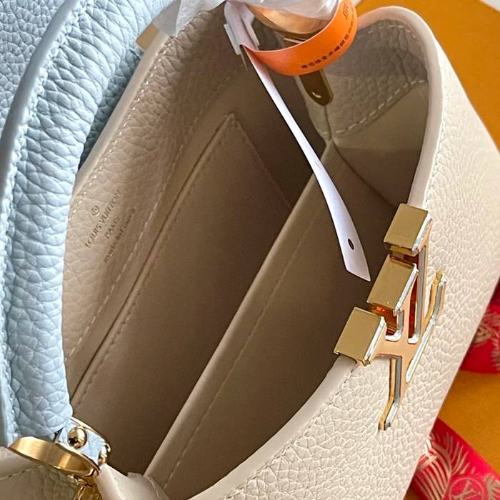 LOUIS VUITTON M23950 モノグラム ホワイト 斜め掛けバッグ 斜め掛けチェーン 21x14cm サイズ:21x14cm
