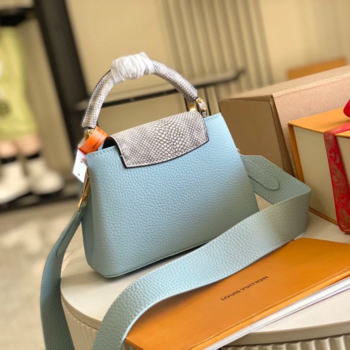 LOUIS VUITTON M21165 スネークレザー 斜め掛けバッグ 斜め掛け手提げフラップ 21x14cm サイズ:21x14cm