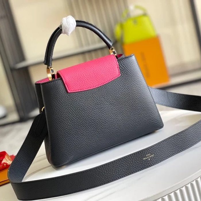 LOUIS VUITTON M59468 牛皮 ブラック 斜め掛けバッグ 斜め掛け手提げ 27x18cm サイズ:27x18cm