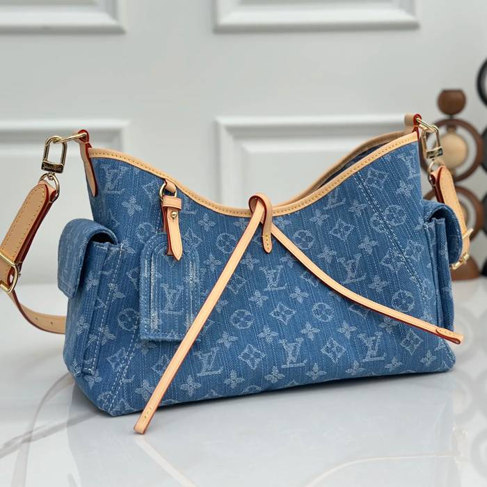 LOUIS VUITTON M28291 デニム 配色 ブルー 斜め掛けバッグ レディース斜め掛け手提げ 33.5x23x15cm サイズ:33.5x23x15cm