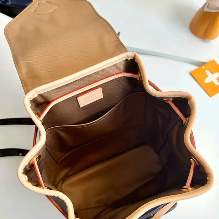 LOUIS VUITTON M11198 牛皮 キャンバス リュックサック リュック 30x28x18cm サイズ:30x28x18cm