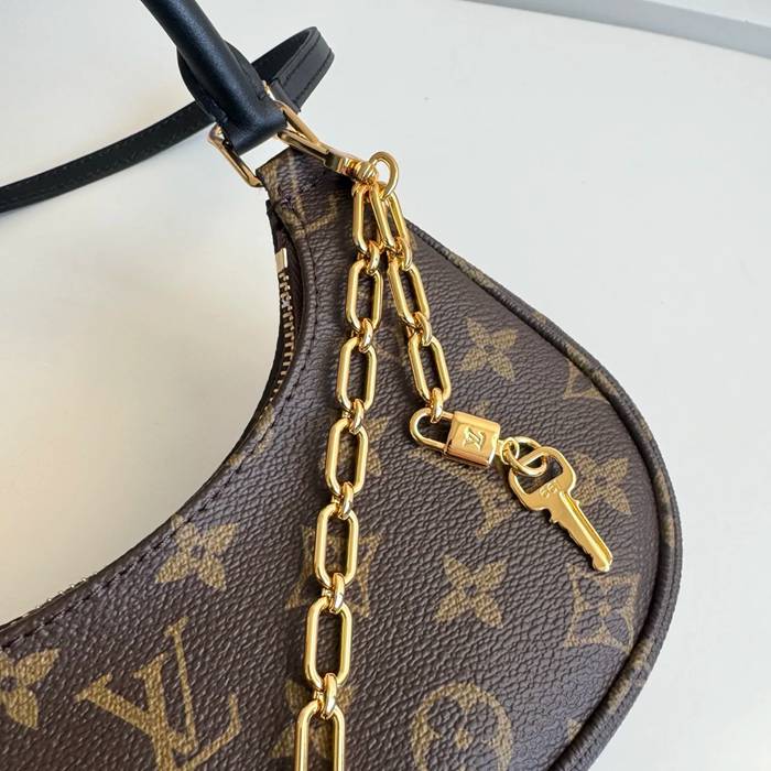 LOUIS VUITTON M25223 牛皮 モノグラム キャンバス 斜め掛けバッグ レディース斜め掛けチェーン 24x10cm サイズ:24x10cm