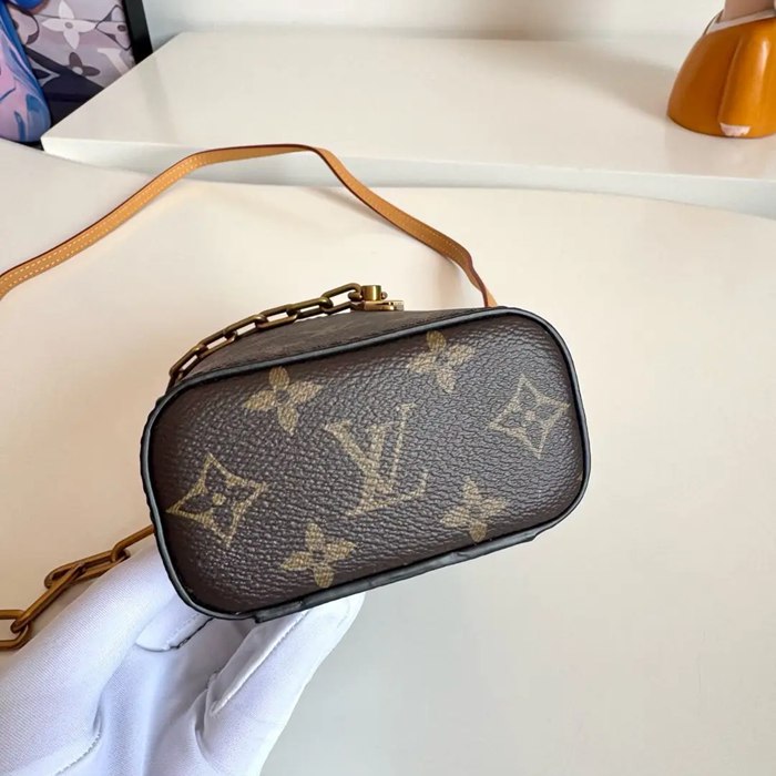 LOUIS VUITTON M44914 キャンバス モノグラム ゴールド 斜め掛けバッグ レディース斜め掛け 17x10.5cm サイズ:17x10.5cm