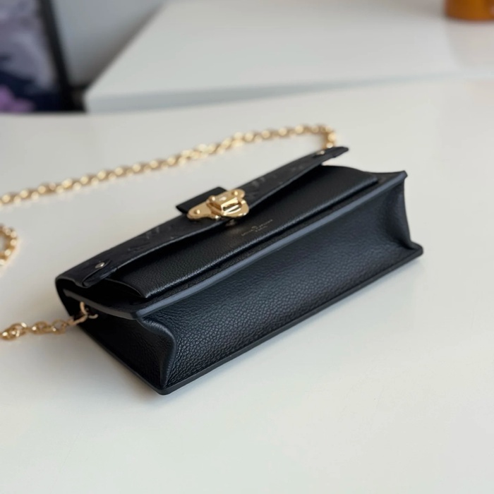 LOUIS VUITTON M67839 モノグラム ブラック 斜め掛けバッグ レディース斜め掛けチェーン 19x12.5cm サイズ:19x12.5cm
